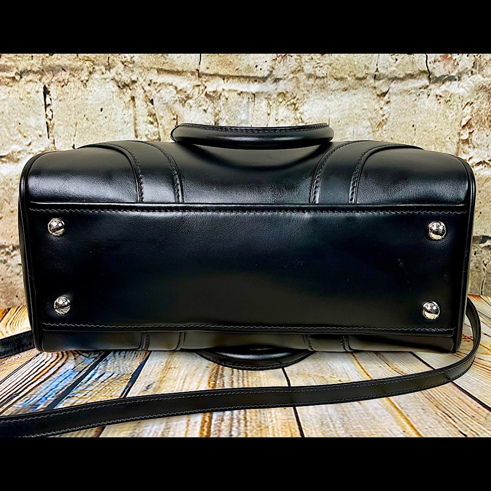 Prada Black Leather Satchel - Picture 11 of 16